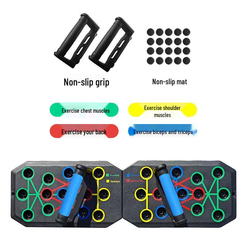 Portable Multifunctional Push-up Board for Home Training - Pectoral and Abdominal Muscle Exercise Equipment for Men