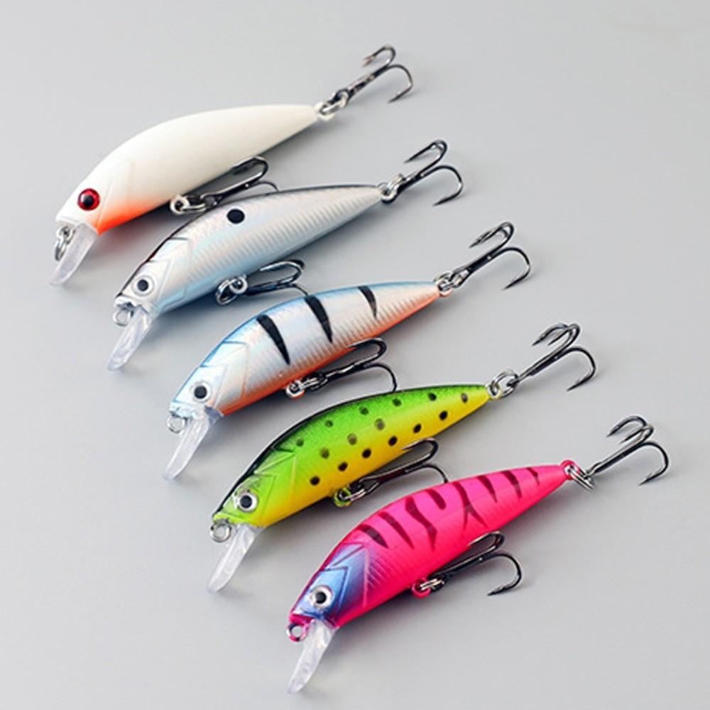 5pcs/box Luminous Fishing Lures Kit 3D Fish Eyes Fishing Lures Hooks  Fishing Tool
