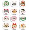 12 Pcs Cats Iron on Patches Cartoon Animal Repair Patches Kitten Sewing Patches for Clothing Jeans Hat Backpacks