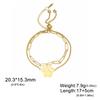 Cazador Stainless Steel Cute Dog Cat Paw Foot Print Charm Bracelets for Women Gold Color Wax Rope Bracelet Gift 2026