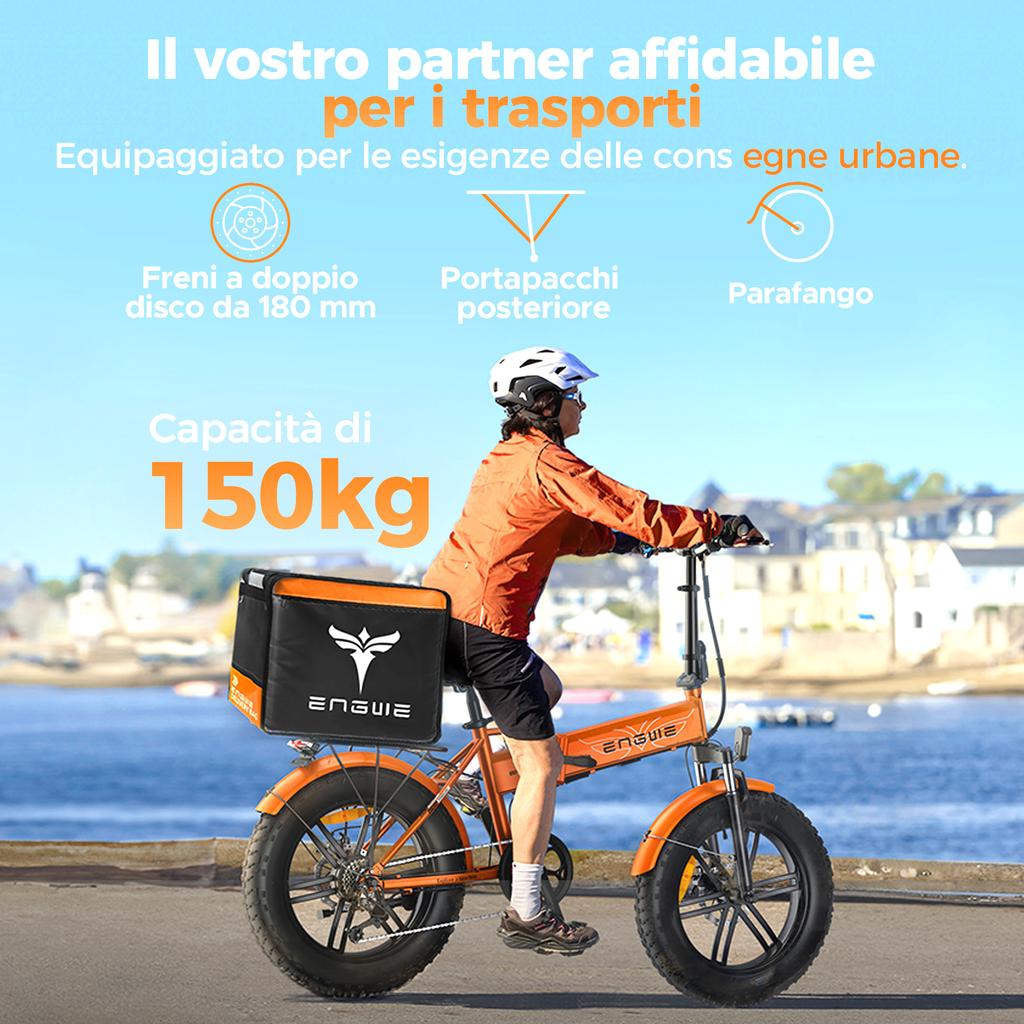 ENGWEI EP-2 Boost Elektrofahrrad 250W Motor 48V13AH Abnehmbarer Akku E-Bike 20 Zoll Fettreifen All Terrain Faltbares Elektrofahrrad