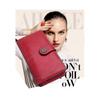 Ladies Purse, RFID Blocking PU Leather Wallet for Women Leaf Pendant Zipper Coin Long Purse with Multiple Card Slots and Roomy Compartment -2