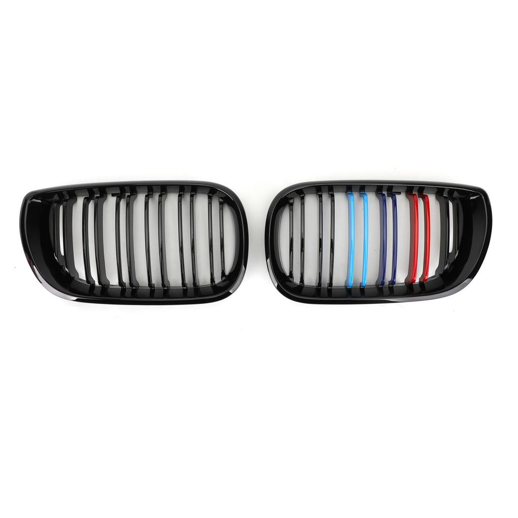 Front Kidney Hood Grille Grill For BMW E46 3 Series 4 Door 2002-2005 M-Color