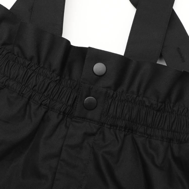 Puma Solid Color Brand Logo Button Elastic Cotton Suspender Shorts Women shorts Black 537516-01