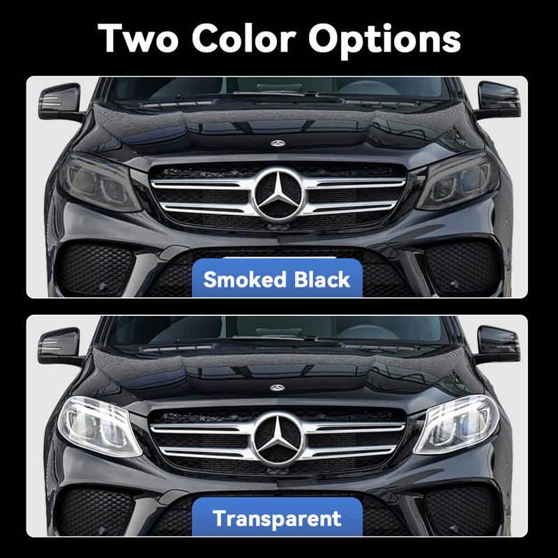 For Mercedes Benz AMG GLE 43 63 2015- TPU Headlight Anti-Scratch Transparent Modification Color Changing Protective Film
