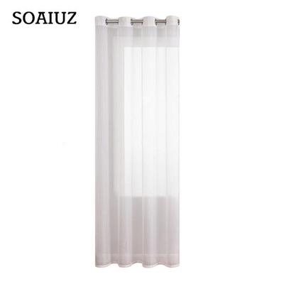 Tenda per finestra Punzonatura Installazione Decorativa Solido Bianco Soggiorno Striscia verticale Trattamenti per finestre Decorazioni per la casa