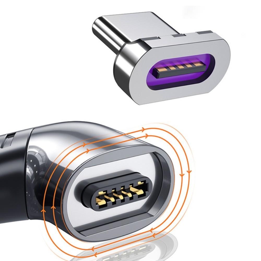 120W Power USB Type C Magnetic Adapter USB C To Type C Elbow Magnetic Adapter  Power Delivery