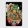 Japanese Ramen Dragon Metal Plaque Poster Wall Cave Party Retro Plaques Tin Sign Posters