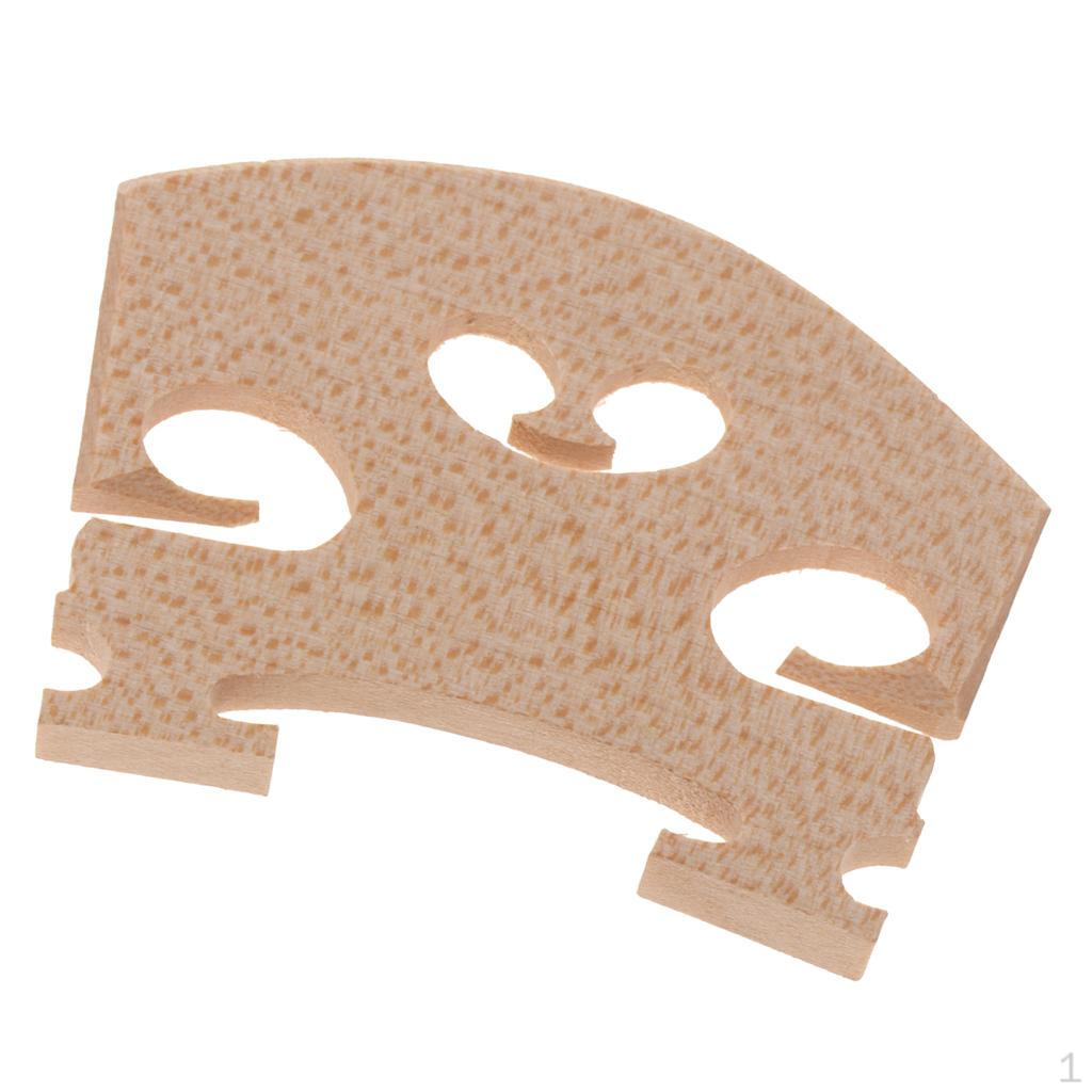 Wooden Violin Bridge Available /4,3/4,1/4,1/2,1/8 Solid Wood