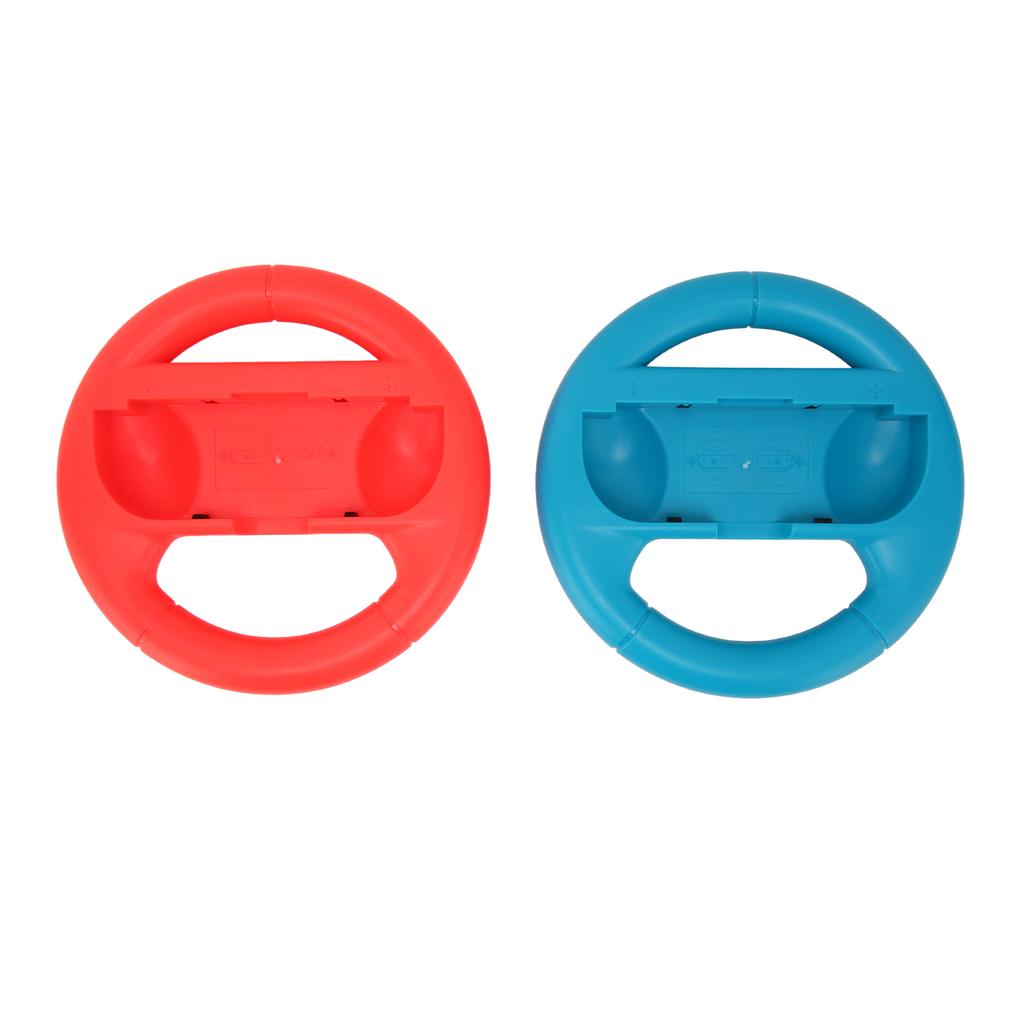 2 szt. Kontroler kierownicy Przenośny Zestaw akcesoriów do gier wyścigowych dla dla Switch(czerwony niebieski )