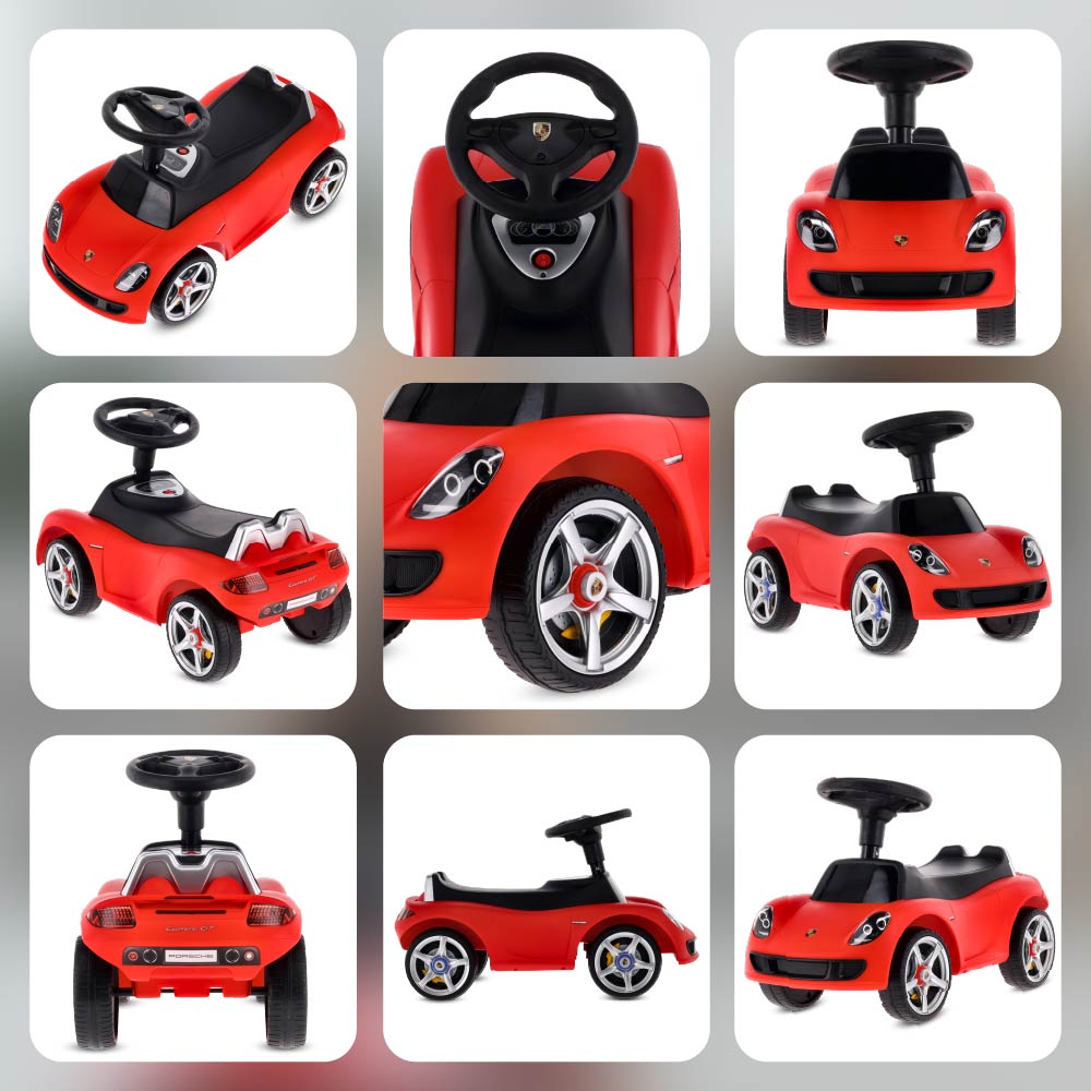 Kids Ride-on Car Light Porsche Carrera GT Red