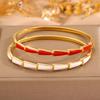 Enamel Dripping Bamboo Light Luxury Bracelet Women's Fashion High-end Bracelet