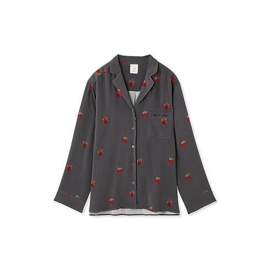 gelato pique (gelato pique) strawberry pattern shirt PWFT234301 women s