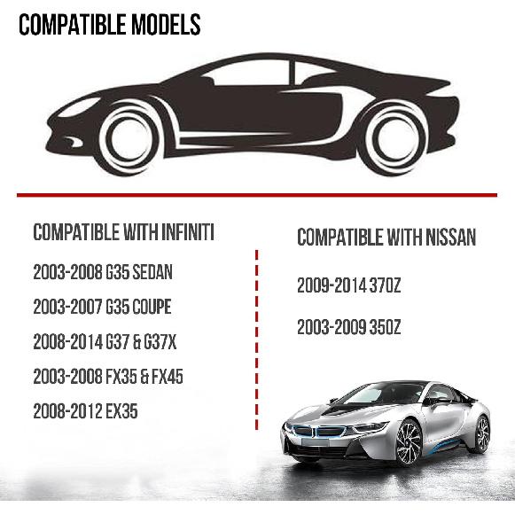 35Pcs Engine Under Cover Splash Shield Body Bolts Screws, Bumper Clips Extruded U-Nuts Kit Compatible With Nissan 350Z 370Z Infiniti G35 G37 EX35