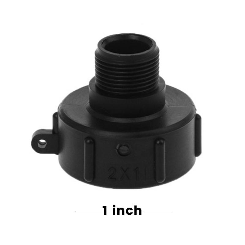 1000L IBC Tank Drain Adapter S60x6 Plastic IBC Ton Barrel Hose Valve Adapter Connector Garden Watering Hose Ton Barrel Fittings