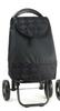Shopping Adjustable Trolley Valentino Viscani Cart, Nylon, Etc., 4-level Bar, Cold/hot Storage, (VALENTINO VISCANI) (black/black)