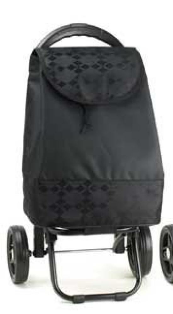 

Shopping adjustable trolley Valentino Viscani cart, nylon, etc., 4-level bar, cold/hot storage, (VALENTINO VISCANI) (black/black)