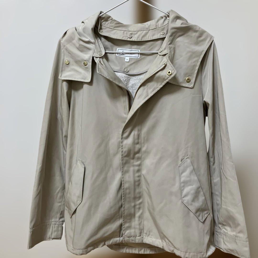 Rope Picnic Beige Blouson Hood/Medium Boa Removable Size M