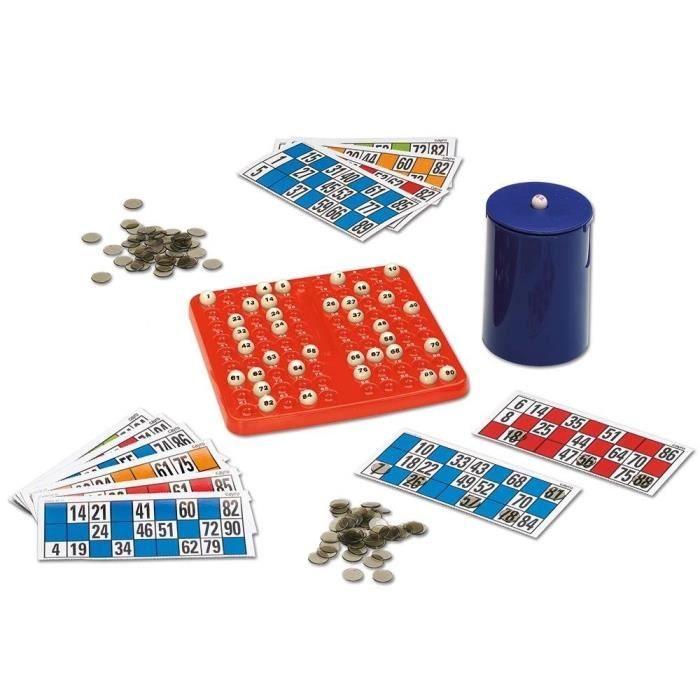 Jeu de société - cayro - bingo automatique - azul y naranja - intérieur - 2 joueurs ou plus