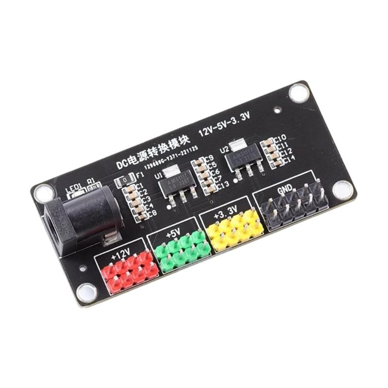 12V To 3.3V 5V 12V Electricity Adapter Output Stepping Down Power Supply Module Electronic Kit Electricity Regulator Circuit Board