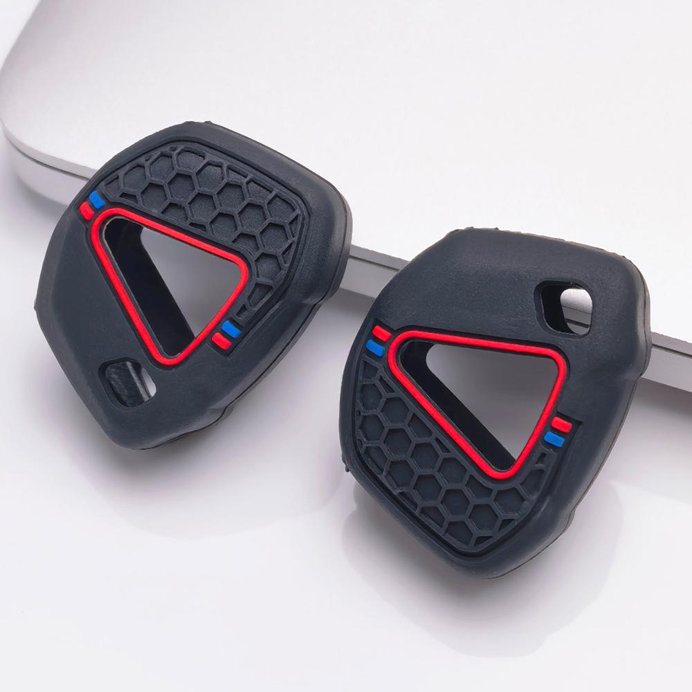 Key Holder Cover for Kawasaki Ninja 250 300 400 650 ZX 6R 10R Anti-Scratch Surface Shockproof Structure Soft Grip Texture Easy Install Design