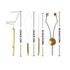Fly Tying Tool Comfortable Grip Handle Bobbin Threader Fishing Knotter Fishing Lures Making Bodkin Knots Finishers