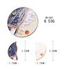 Summer Environmental Protection Brooch Personalized Dripping Oil Lighthouse Starry Sky Moon Sun Splicing Round Couple Brooch Brooch