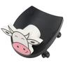 Cow Toilet Roll Holder Plastic Easy Using Decorative Tissue Paper Roll Storage Basket for Bathroom