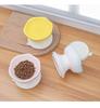 1pc High Appearance Ceramic High Foot Bowl Anti Overturning Pet Bowl Cat and Dog Bowl Grain Drinking Bowl Pet Supplies