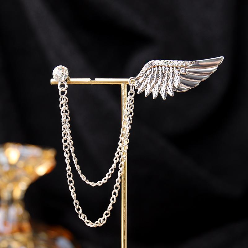 Baroque Rhinestone Pearl Corsage Necklace Brooch - Retro British Court Suit Accessory