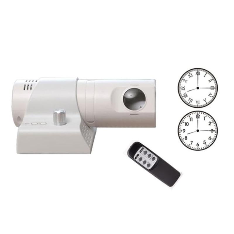 Analog Digital LED Projection Clock with 4 Color Slides and Remote Control for Easy Time Viewing In Bedroom or Office
