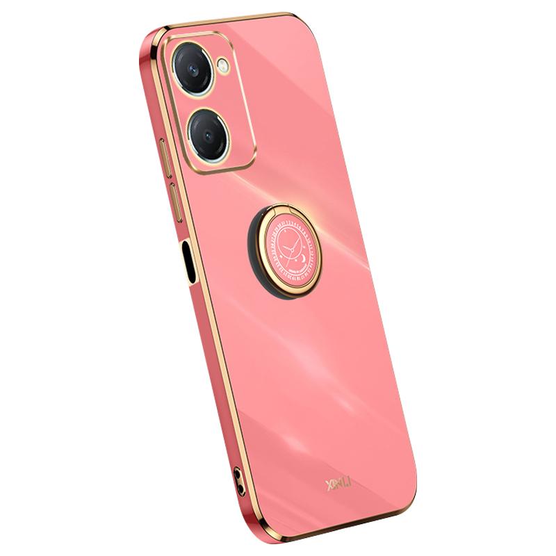 

XINLI для vivo Y18 4G чехол гальванизированный подставка TPU защитный чехол для телефона D