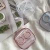 Frauen Mädchen Brille Kosmetische Kontaktlinsen Box Kontaktlinsenetui Für Augenpflege Reisehalter Behälter Reisezubehör