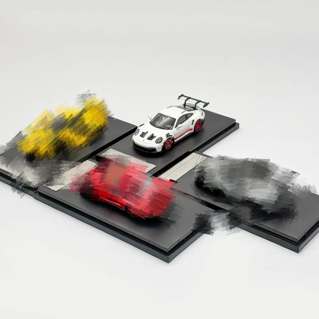 Street Weapon Porsche 992 GT3 RS White 1/64