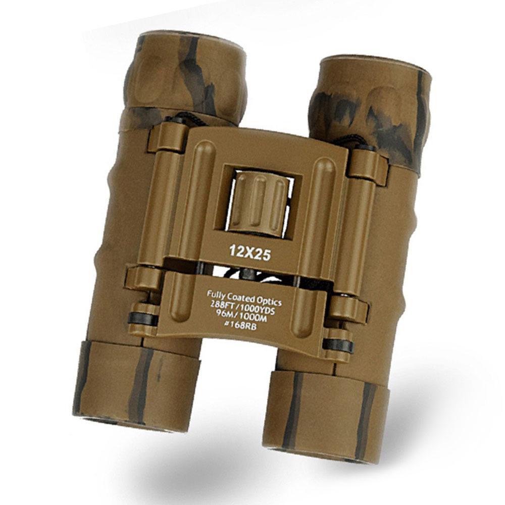 12x25 Camouflage HD High Magnification Low Light Night Vision Binoculars