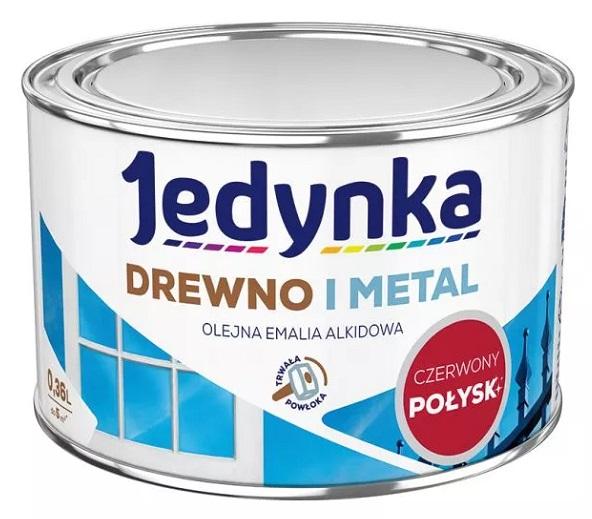 Alkyd Enamel For Wood And Metal Red 0.36L - 5Emal.Czj0.4