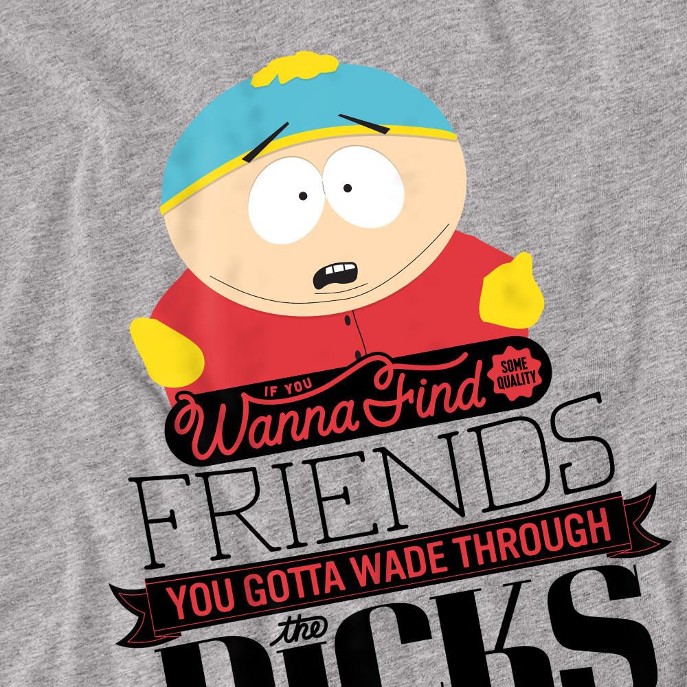 South Park Unisex Adult Wade Through Dicks T-Shirt