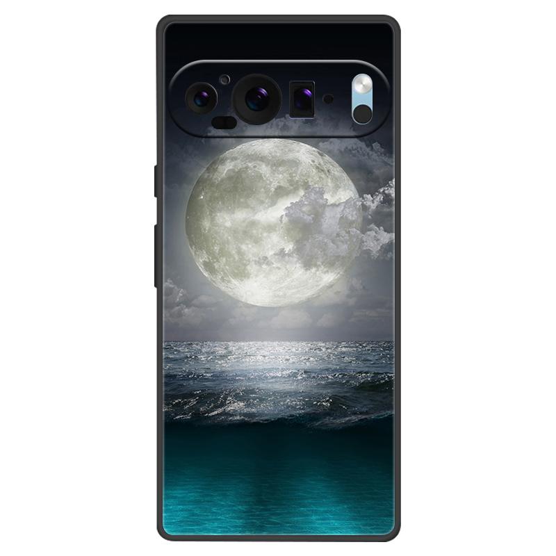 For Google Pixel 9 Pro XL Case Silicone Luxury Space Soft Bumper for Pixel 9 9Pro 9ProXL 5G Phone Cover TPU Funda Fashion Bag