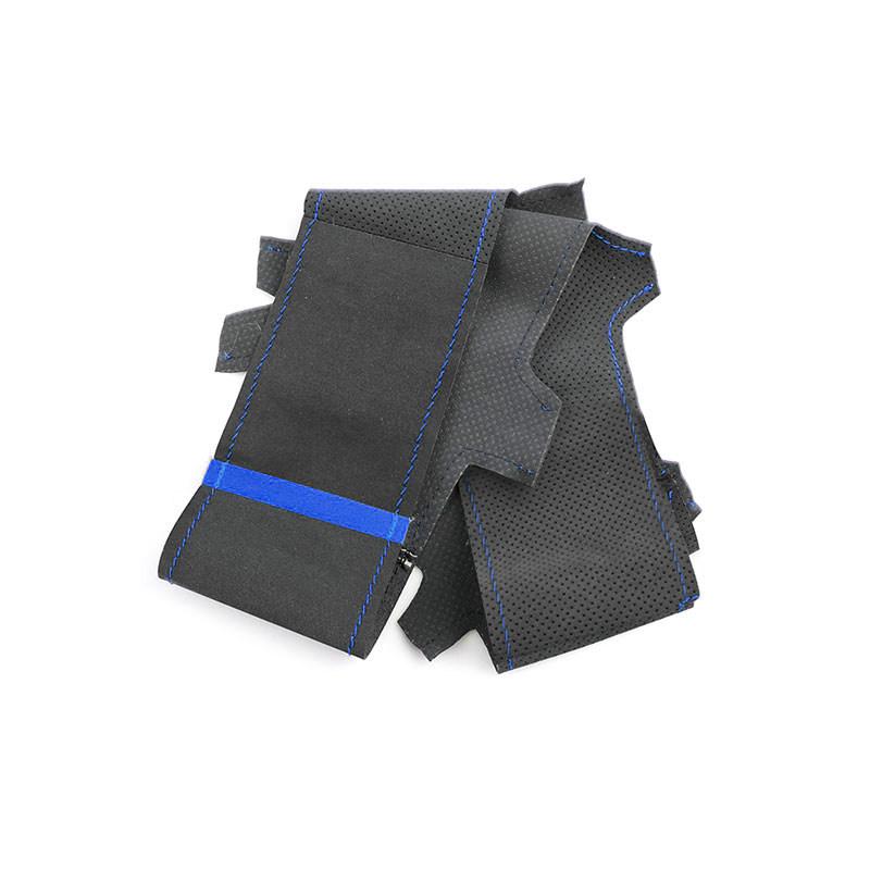 Car For Smart Fortwo 2009 2010 2011 2012 2013 Smart Forjeremy 2013 Steering Wheel Suede Leather Cover Interior Accessories Trim