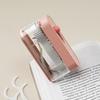 Portable Floss Pick Dispenser with 10 Floss Automatic Pop-Up Dental Flosser Case Reusable Refillable Travel Floss Stick Holder Container Box