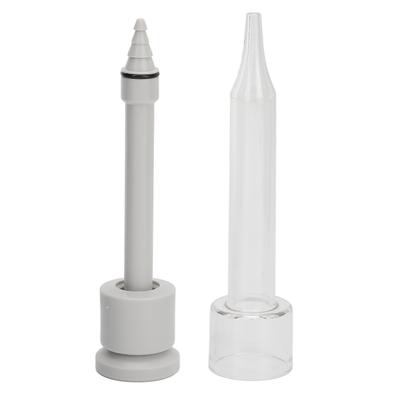 Ear Prints Syringe Professional 0.1in Diameter Precise Gray Ear Impression Injector for Hearing