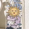 Sun Moon Shockproof Clear Case for iPhone 14/15/16/17 Pro Max Series