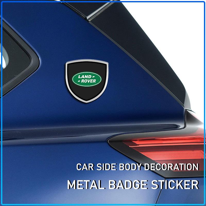 1 Stück 3D Metall Auto Türschutz Emblem Auto Karosserie Abzeichen Aufkleber Styling Für Land Rover Freelander 2 L2 L319 L462 LF Range Sport Evoque L322 Discovery 2 3