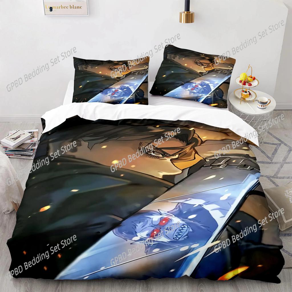 Luxury  New 3D Print Anime Attack On Titan Bedding Set Single Twin Full Queen King Size Bedding Set Duvet cover Sets Home