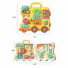 Montessori Sensory Busy Board Baby Travel Toy Music Lights Switch Basic Life Skills Learn Multifunction Activites Toy Xmas Gift