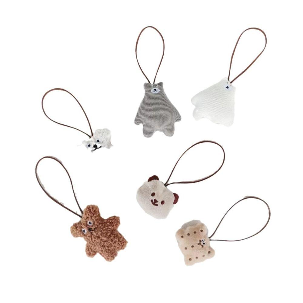 Cloth Bear Bag Pendant Cookie Animal Lanyard Casual Cue Backpack Decoration Decorations