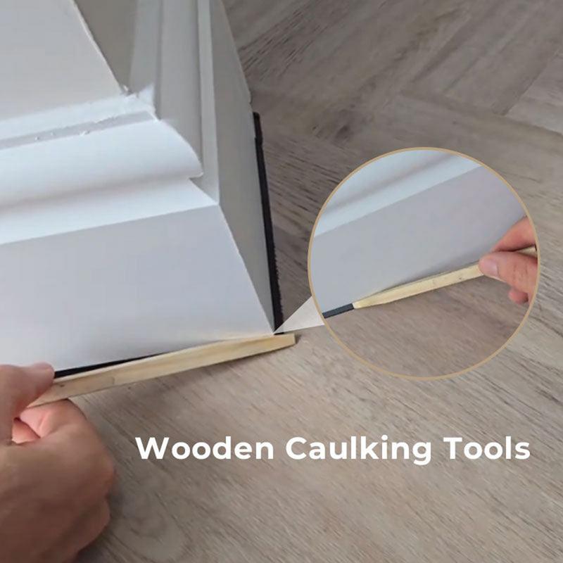 Caulk Smoothing Tool Wooden Sealant Finishing Tool Caulk Spreader Tool Portable Caulking Smoothing Applicator for Wall Gaps