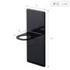 Yamazaki Magnetic Bathroom Dispenser Holder Tower Set of 3 Shampoo Storage Black 4868 3SET