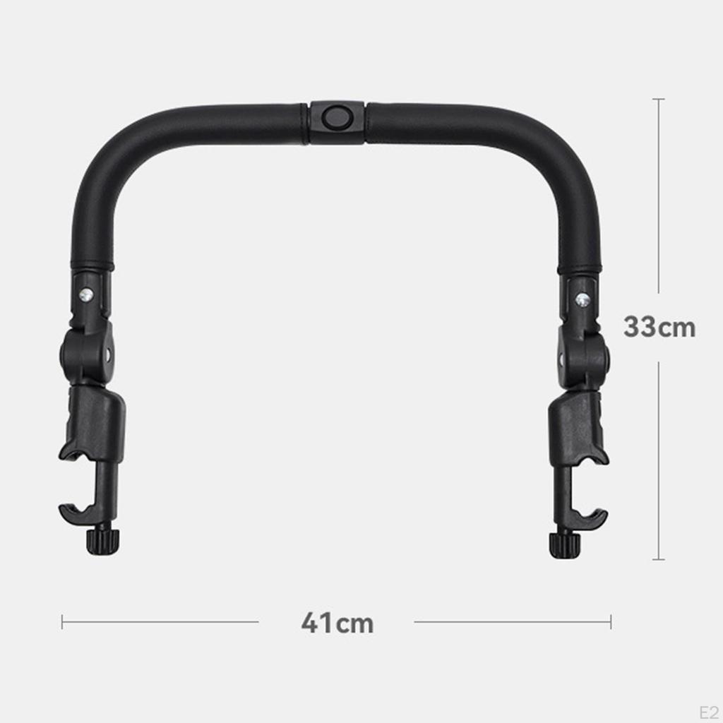 Поддержка передней ручки тележки, рукав из ПУ кожи, двойное отверстие, прочный подлокотник для