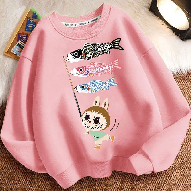 Cute and Loose Hoodies for Children, Fashionable Long-sleeved Hoodies for Boys and Girls In Spring and Autumn
